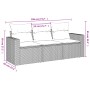 Garden sofa set with 3-piece black synthetic rattan cushions by , Modular outdoor sofas - Ref: Foro24-3250992, Price: 235,47 ...