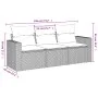 Garden sofa set with 3-piece black synthetic rattan cushions by , Modular outdoor sofas - Ref: Foro24-3250992, Price: 237,20 ...