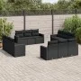 Garden sofa set 12 pieces with black synthetic rattan cushions by , Modular outdoor sofas - Ref: Foro24-3251102, Price: 967,4...