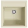 Granite kitchen sink with a beige bowl by vidaXL, Sinks - Ref: Foro24-144856, Price: 172,00 €, Discount: %