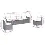 Juego de sofás jardín con cojines 6 pzas ratán sintético beige by , Modular outdoor sofas - Ref: Foro24-3251146, Price: 394,1...