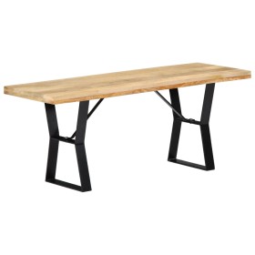 Bank aus massivem Mangoholz, 110 cm von vidaXL, Ess- und Küchenbänke - Ref: Foro24-247951, Preis: 108,00 €, Rabatt: %