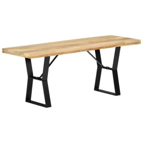 Bank aus massivem Mangoholz, 110 cm von vidaXL, Ess- und Küchenbänke - Ref: Foro24-247951, Preis: 106,36 €, Rabatt: %