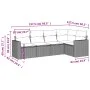 Set de muebles de jardín 5 pzas y cojines ratán sintético negro by , Modular outdoor sofas - Ref: Foro24-3251263, Price: 320,...