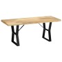 Bank aus massivem Mangoholz, 110 cm von vidaXL, Ess- und Küchenbänke - Ref: Foro24-247951, Preis: 108,00 €, Rabatt: %