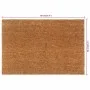 Halbrunde Fußmatte aus natürlicher Kokosfaser, 60 x 90 cm von , Fußmatten - Ref: Foro24-155602, Preis: 50,47 €, Rabatt: %