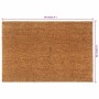 Halbrunde Fußmatte aus natürlicher Kokosfaser, 60 x 90 cm von , Fußmatten - Ref: Foro24-155602, Preis: 51,70 €, Rabatt: %