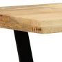 Bank aus massivem Mangoholz, 110 cm von vidaXL, Ess- und Küchenbänke - Ref: Foro24-247951, Preis: 106,36 €, Rabatt: %