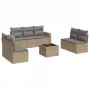 Garden sofa set with beige cushions 8 pcs PE rattan by , Modular outdoor sofas - Ref: Foro24-3251176, Price: 495,88 €, Discou...