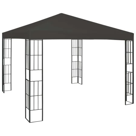 Anthracite gray gazebo 3x3 m by , Tents and gazebos - Ref: Foro24-47984, Price: 200,51 €, Discount: %
