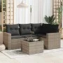 Garden sofa set with cushions 5 pieces gray synthetic rattan by , Garden sets - Ref: Foro24-3218910, Price: 316,12 €, Discoun...