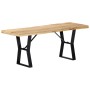 Bank aus massivem Mangoholz, 110 cm von vidaXL, Ess- und Küchenbänke - Ref: Foro24-247951, Preis: 108,00 €, Rabatt: %
