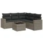 Set de muebles de jardín 6 pzas y cojines ratán sintético gris de , Conjuntos de jardín - Ref: Foro24-3218950, Precio: 367,01...