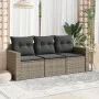 3-piece garden sofa set and gray synthetic rattan cushions by , Modular outdoor sofas - Ref: Foro24-3250997, Price: 211,10 €,...