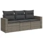 3-piece garden sofa set and gray synthetic rattan cushions by , Modular outdoor sofas - Ref: Foro24-3250997, Price: 211,10 €,...
