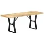 Bank aus massivem Mangoholz, 110 cm von vidaXL, Ess- und Küchenbänke - Ref: Foro24-247951, Preis: 106,36 €, Rabatt: %