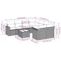 9-piece garden sofa set with beige synthetic rattan cushions by , Modular outdoor sofas - Ref: Foro24-3251096, Price: 632,21 ...