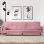 Schlafsofa mit rosa Samtkissen von , Sofas - Ref: Foro24-351860, Preis: 307,10 €, Rabatt: %