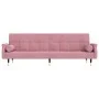 Schlafsofa mit rosa Samtkissen von , Sofas - Ref: Foro24-351860, Preis: 307,10 €, Rabatt: %