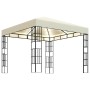 Pavillon mit LED-Lichtbändern 3x3 m creme von , Zelte und Pavillons - Ref: Foro24-3070320, Preis: 265,53 €, Rabatt: %