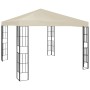 Pavillon mit LED-Lichtbändern 3x3 m creme von , Zelte und Pavillons - Ref: Foro24-3070320, Preis: 265,53 €, Rabatt: %