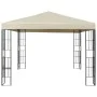 Gazebo with LED strip lights 3x3 m cream by , Tents and gazebos - Ref: Foro24-3070320, Price: 271,33 €, Discount: %