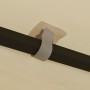 Cenador con tira de luces LED 3x3 m crema de , Carpas y cenadores - Ref: Foro24-3070320, Precio: 260,20 €, Descuento: %