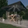Gazebo with LED strip lights 3x3 m anthracite gray by , Tents and gazebos - Ref: Foro24-3070322, Price: 224,67 €, Discount: %