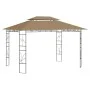 Taupe gray gazebo 4x3x2.7 m 160 g/m² by , Tents and gazebos - Ref: Foro24-313916, Price: 202,08 €, Discount: %
