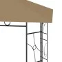 Taupe gray gazebo 4x3x2.7 m 160 g/m² by , Tents and gazebos - Ref: Foro24-313916, Price: 202,08 €, Discount: %