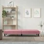 Pink velvet sofa bed with cup holder by , Sofas - Ref: Foro24-351923, Price: 279,34 €, Discount: %