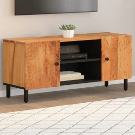 TV-Schrank aus massivem Akazienholz, 105 x 33 x 46 cm von , TV-Möbel - Ref: Foro24-356855, Preis: 72,44 €, Rabatt: %