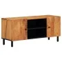TV-Schrank aus massivem Akazienholz, 105 x 33 x 46 cm von , TV-Möbel - Ref: Foro24-356855, Preis: 72,44 €, Rabatt: %