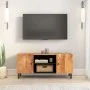 Solid acacia wood TV cabinet 105x33x46 cm by , TV Furniture - Ref: Foro24-356855, Price: 72,44 €, Discount: %