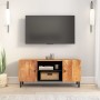 TV-Schrank aus massivem Akazienholz, 105 x 33 x 46 cm von , TV-Möbel - Ref: Foro24-356855, Preis: 72,99 €, Rabatt: %