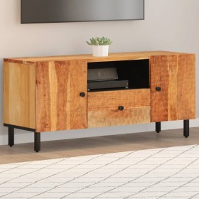 Solid acacia wood TV cabinet 105x33x46 cm by , TV Furniture - Ref: Foro24-356869, Price: 84,24 €, Discount: %