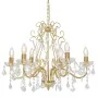 Kronleuchter mit runden goldenen Glasperlen 6 x E14 von vidaXL, Lampen - Ref: Foro24-281603, Preis: 105,85 €, Rabatt: %
