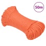 Orangefarbenes Polypropylen-Arbeitsseil 3 mm 50 m von , Seile und Metallschnüre - Ref: Foro24-152919, Preis: 12,11 €, Rabatt: %