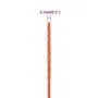 Orange polypropylene work rope 3 mm 50 m by , Ropes and metal cords - Ref: Foro24-152919, Price: 11,91 €, Discount: %