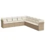 9-teiliges Gartensofa-Set mit beigen synthetischen Rattankissen von , Gartensets - Ref: Foro24-3217778, Preis: 594,11 €, Raba...