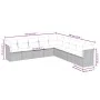 9-teiliges Gartensofa-Set mit beigen synthetischen Rattankissen von , Gartensets - Ref: Foro24-3217778, Preis: 594,11 €, Raba...