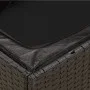 Garden corner sofa with black synthetic rattan cushions by , Outdoor sofas - Ref: Foro24-365985, Price: 85,81 €, Discount: %