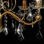 Kronleuchter mit runden goldenen Glasperlen 6 x E14 von vidaXL, Lampen - Ref: Foro24-281603, Preis: 105,85 €, Rabatt: %