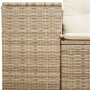 Sofá de jardín con cojines de 2 plazas ratán sintético beige de , Sofás de exterior - Ref: Foro24-366081, Precio: 196,65 €, D...