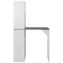 High bar table with white cabinet 115x59x200 cm by vidaXL, Kitchen and dining tables - Ref: Foro24-280231, Price: 199,77 €, D...