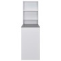 High bar table with white cabinet 115x59x200 cm by vidaXL, Kitchen and dining tables - Ref: Foro24-280231, Price: 189,18 €, D...