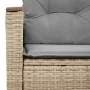 2-Sitzer-Gartensofa mit Kissen, beiges synthetisches Rattan von , Outdoor-Sofas - Ref: Foro24-366110, Preis: 172,69 €, Rabatt: %