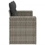Sofá de jardín con cojines 2 plazas ratán sintético gris de , Sofás de exterior - Ref: Foro24-366125, Precio: 182,31 €, Descu...