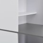 Mesa alta de bar con armario blanca 115x59x200 cm de vidaXL, Mesas de cocina y de comedor - Ref: Foro24-280231, Precio: 188,2...