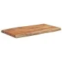 Solid acacia wood side table natural edge 70x40x2.5 cm by , Side tables - Ref: Foro24-370609, Price: 62,91 €, Discount: %